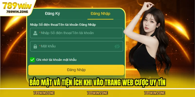 Bảo mật và tiện ích khi vào trang web cược uy tín