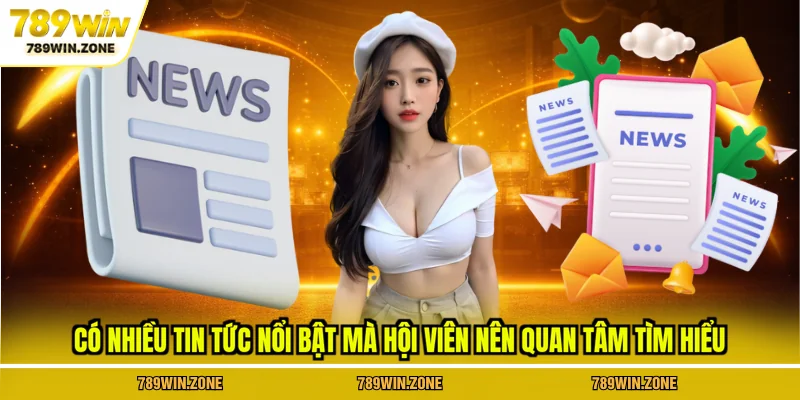 Có nhiều tin tức 789WIN nổi bật mà hội viên nên quan tâm tìm hiểu