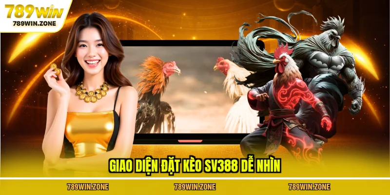 Giao diện đặt kèo SV388 dễ nhìn